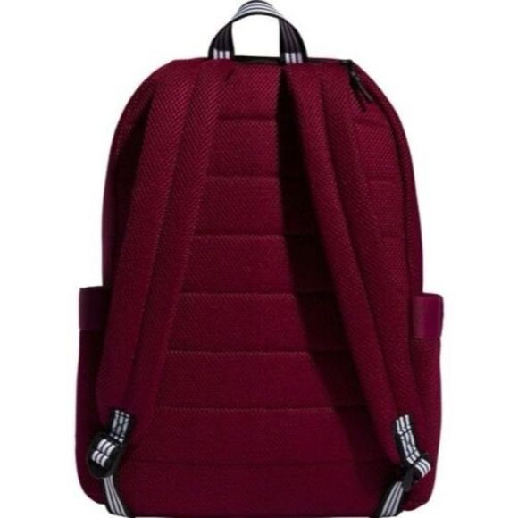 NWT Adidas VFA 2 Backpack Womens Red Maroon Padded Laptop Sleeve 2 Side Pockets - Picture 3 of 7